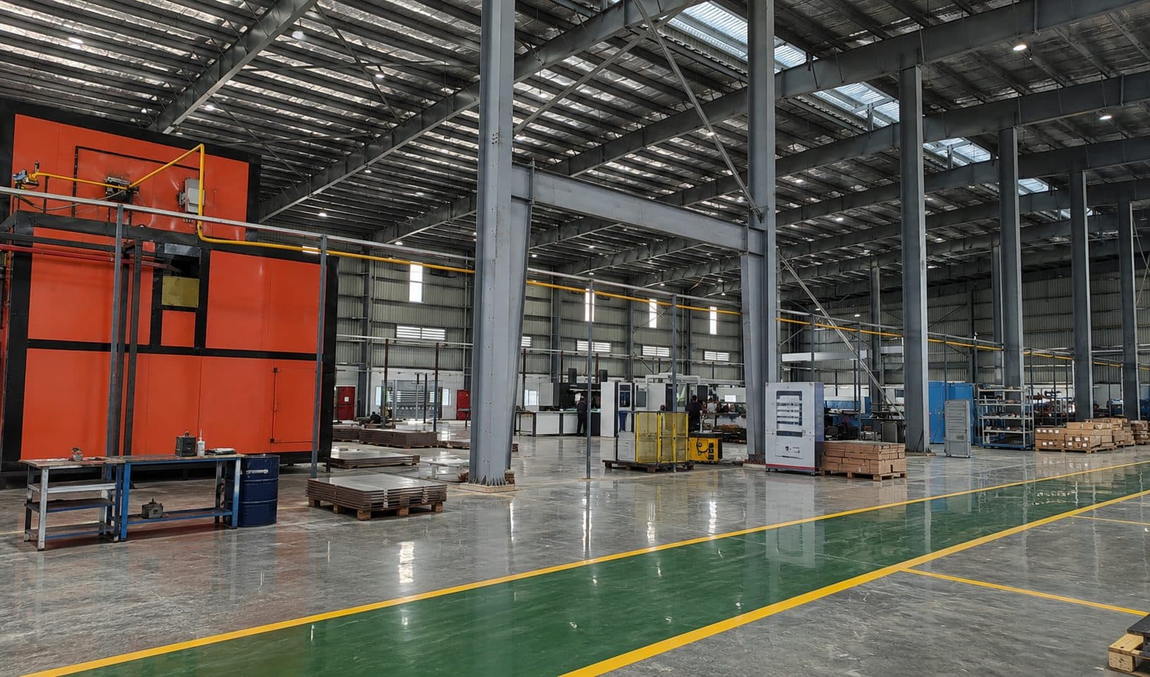 In-house production floor at the Jaipur plant