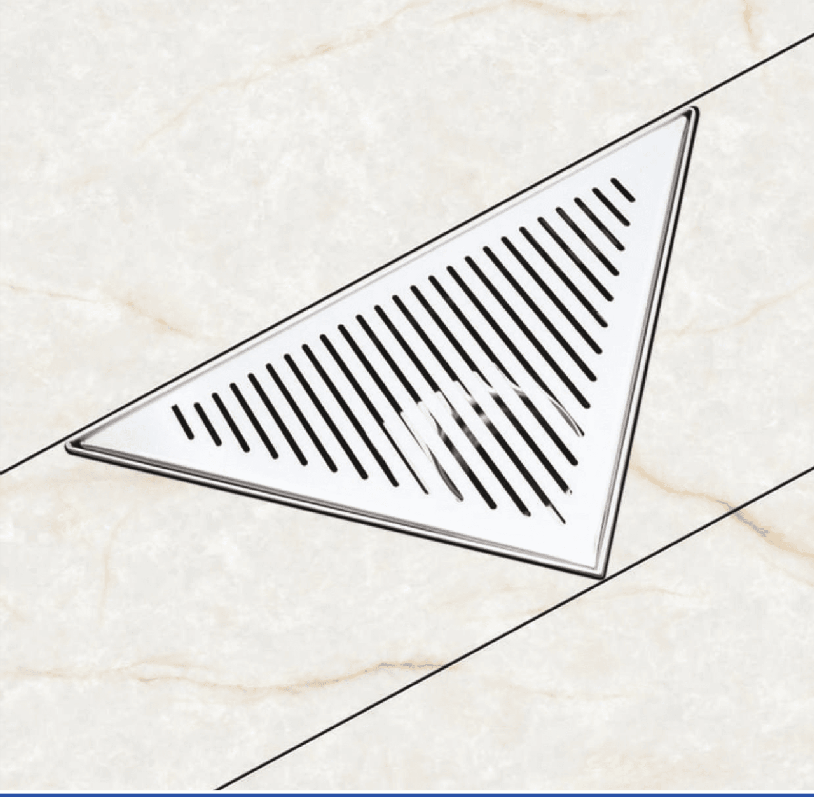 Point-Trianglo - Triangular fan-slot grate