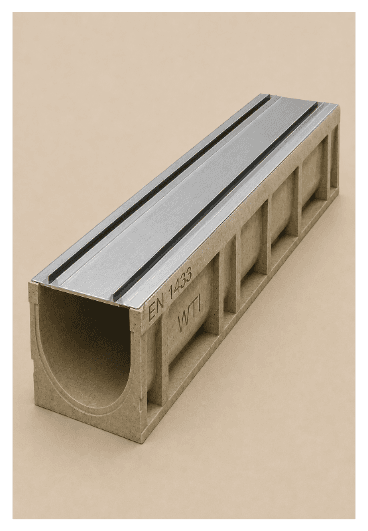 SS Double Slot — Stainless double-slot grate
