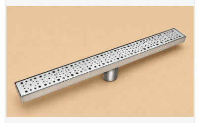 Drop — Round-perforated grate