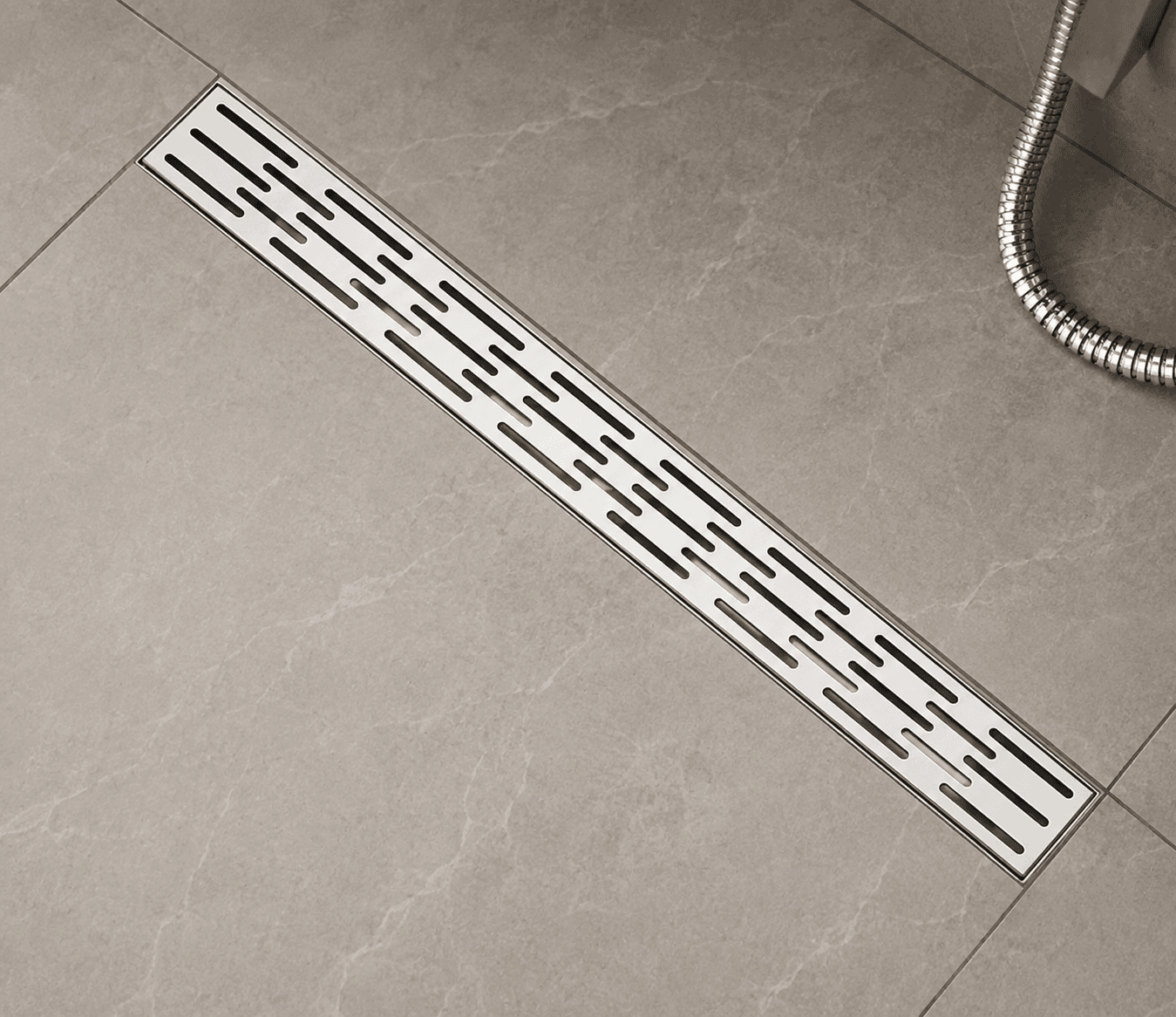 Lineo - Staggered multi-row slot grate