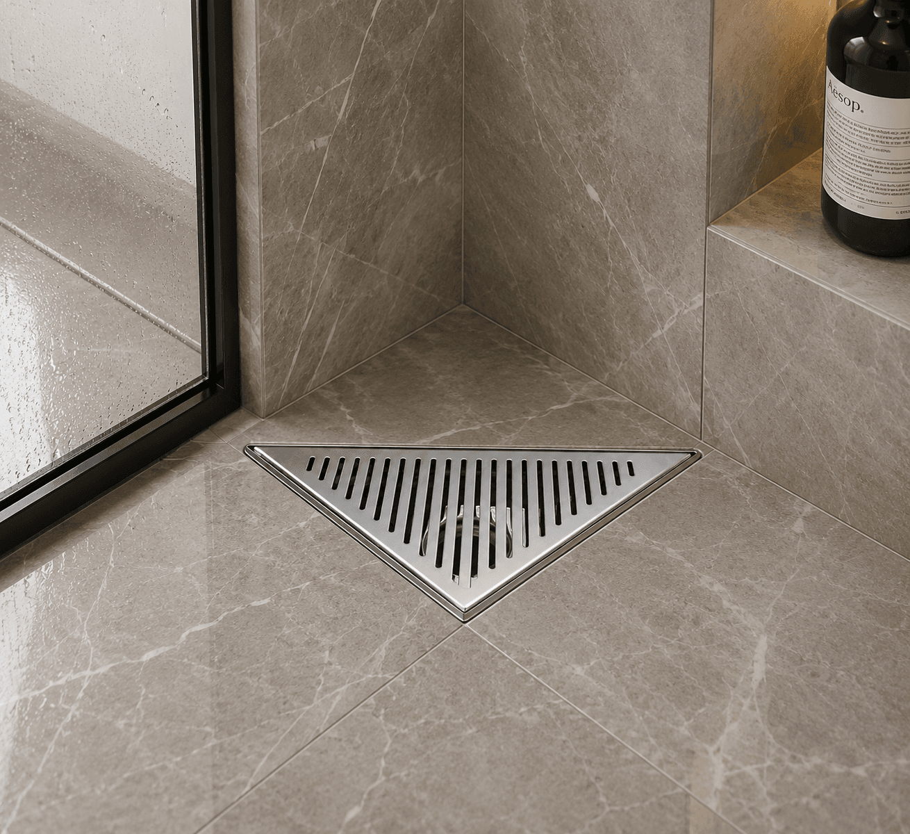 Point-Trianglo - Triangular fan-slot grate